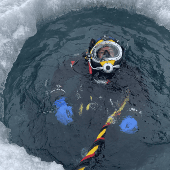 Diving under the Antarctic ice with Abbey Dias 